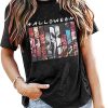 Pennywise Friends T-Shirt Halloween Horror Movie Graphic Tee