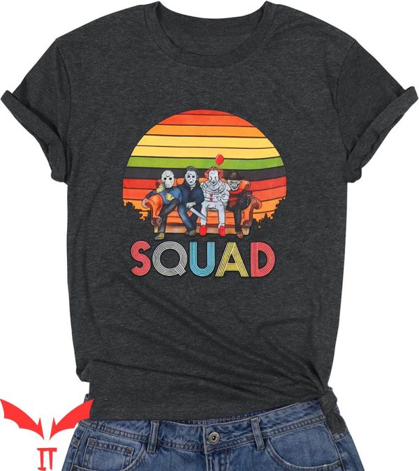 Pennywise Friends T-Shirt Halloween Squad IT The Movie
