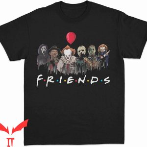 Pennywise Friends T-Shirt Halloween Tee Shirt IT The Movie