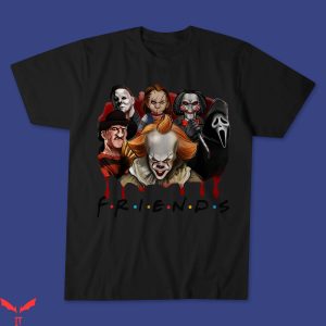 Pennywise Friends T-Shirt Horror Characters Scary IT Movie