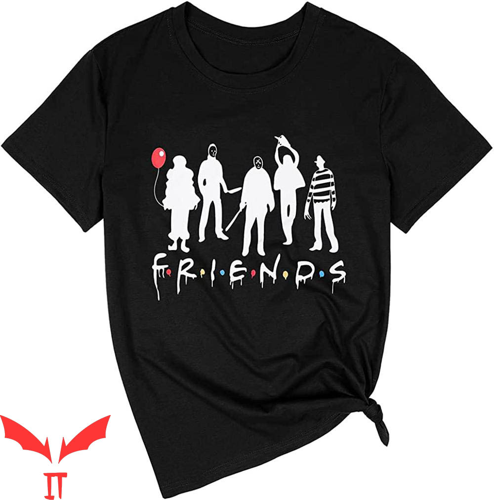 Pennywise Friends T-Shirt Horror Funny Halloween Party IT