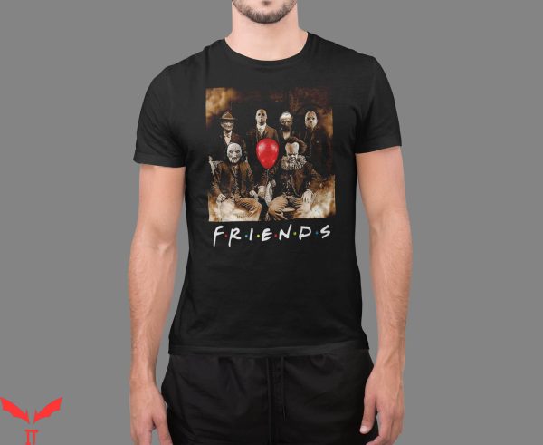 Pennywise Friends T-Shirt Horror Halloween Nightmare IT