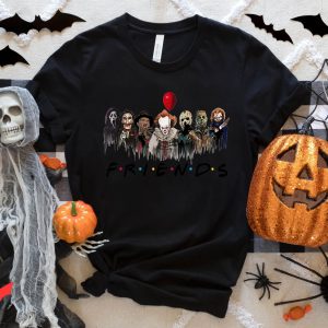 Pennywise Friends T-Shirt Horror Killers Halloween IT Movie