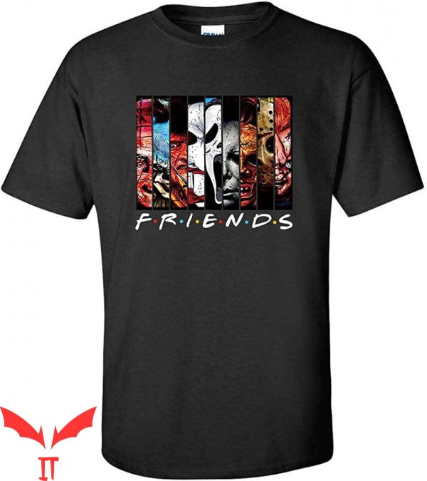 Pennywise Friends T-Shirt Horror Movie Friends Graphic Tee