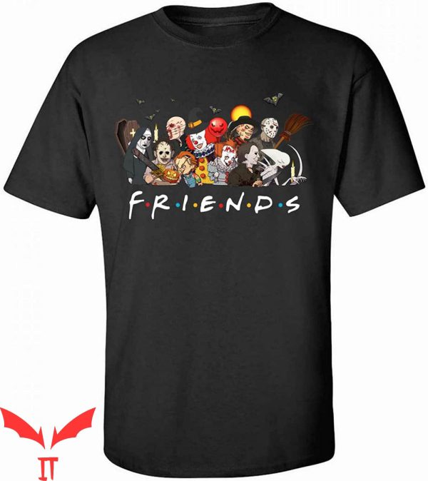 Pennywise Friends T-Shirt Horror Movie Halloween Tee Shirt