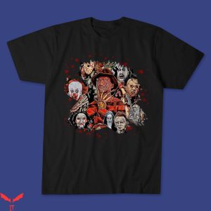 Pennywise Friends T-Shirt Horror Movies Halloween Characters