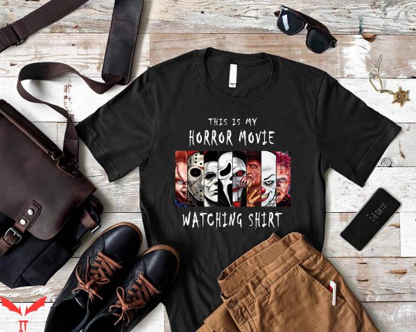 Pennywise Friends T-Shirt Horror Watching Halloween Horror
