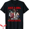 Pennywise Friends T-Shirt Just A Girl Who Loves Horror Movie