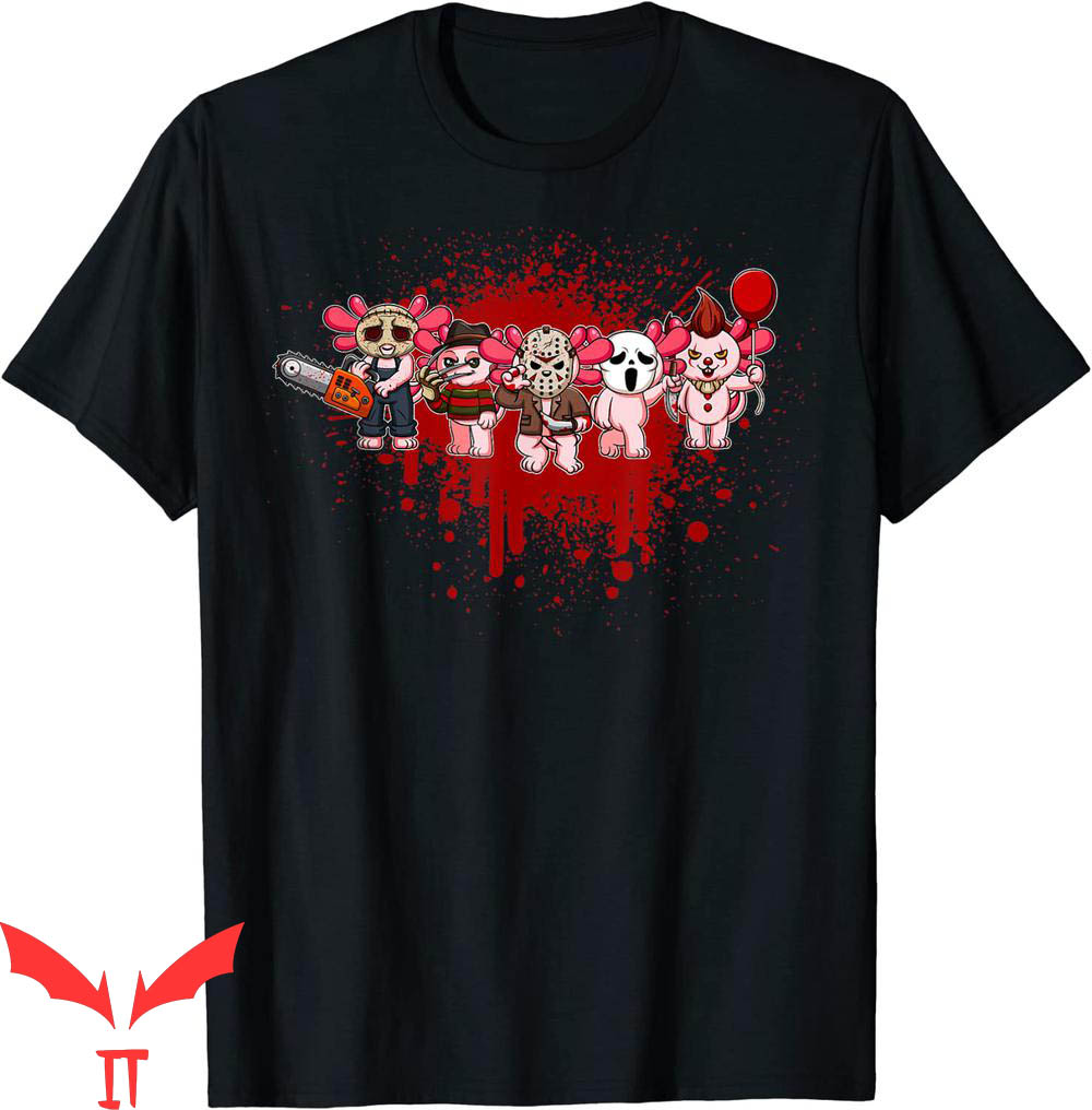 Pennywise Friends T-Shirt Little Horror Crew Axolotl IT