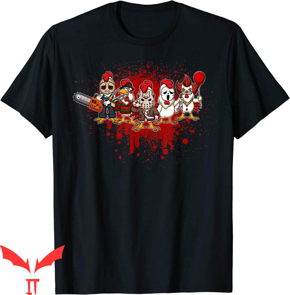 Pennywise Friends T-Shirt Little Horror Crew Chicken IT