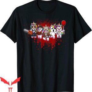 Pennywise Friends T-Shirt Little Horror Crew Unicorn IT