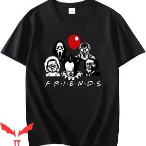 Pennywise Friends T-Shirt Novelty Halloween Horror Tee Shirt