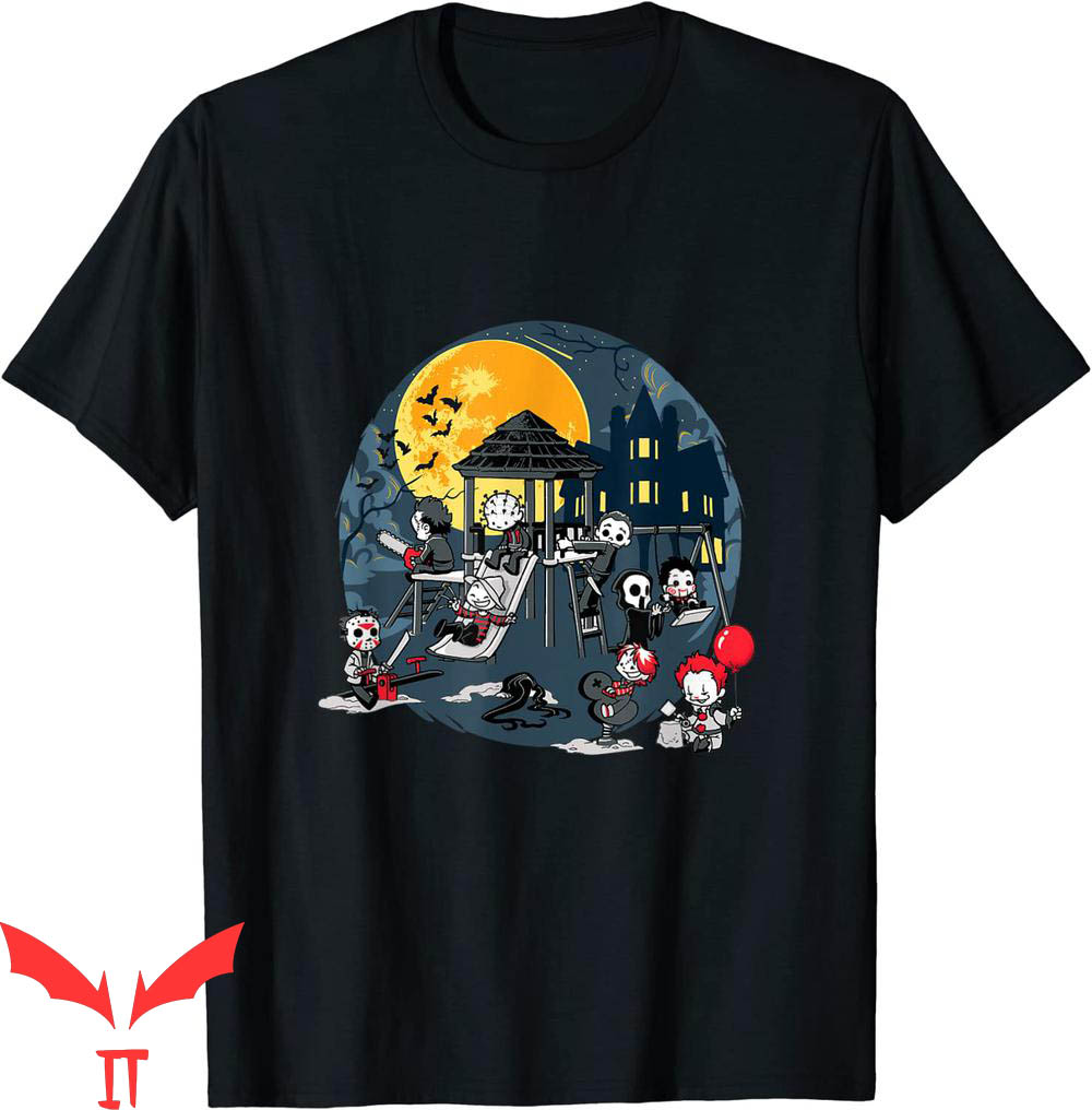 Pennywise Friends T-Shirt Scary Characters IT The Movie