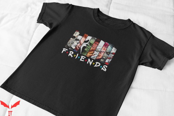 Pennywise Friends T-Shirt Scary Graphic Tee IT The Movie