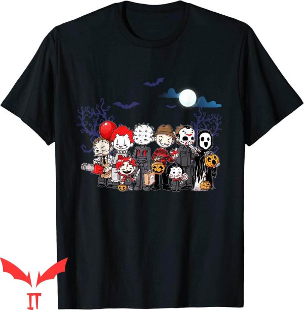 Pennywise Friends T-Shirt Scary Horror Movies ClubHouse IT
