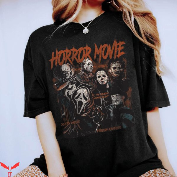 Pennywise Friends T-Shirt Vintage Horror Halloween IT Movie