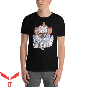 Pennywise The Dancing Clown T-Shirt One Line Drawing Tee
