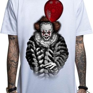 Pennywise The Dancing Clown T-Shirt Smile Face IT The Movie