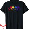 Pixar Lamp T-Shirt Disney Pixar Short Line Rainbow Logo