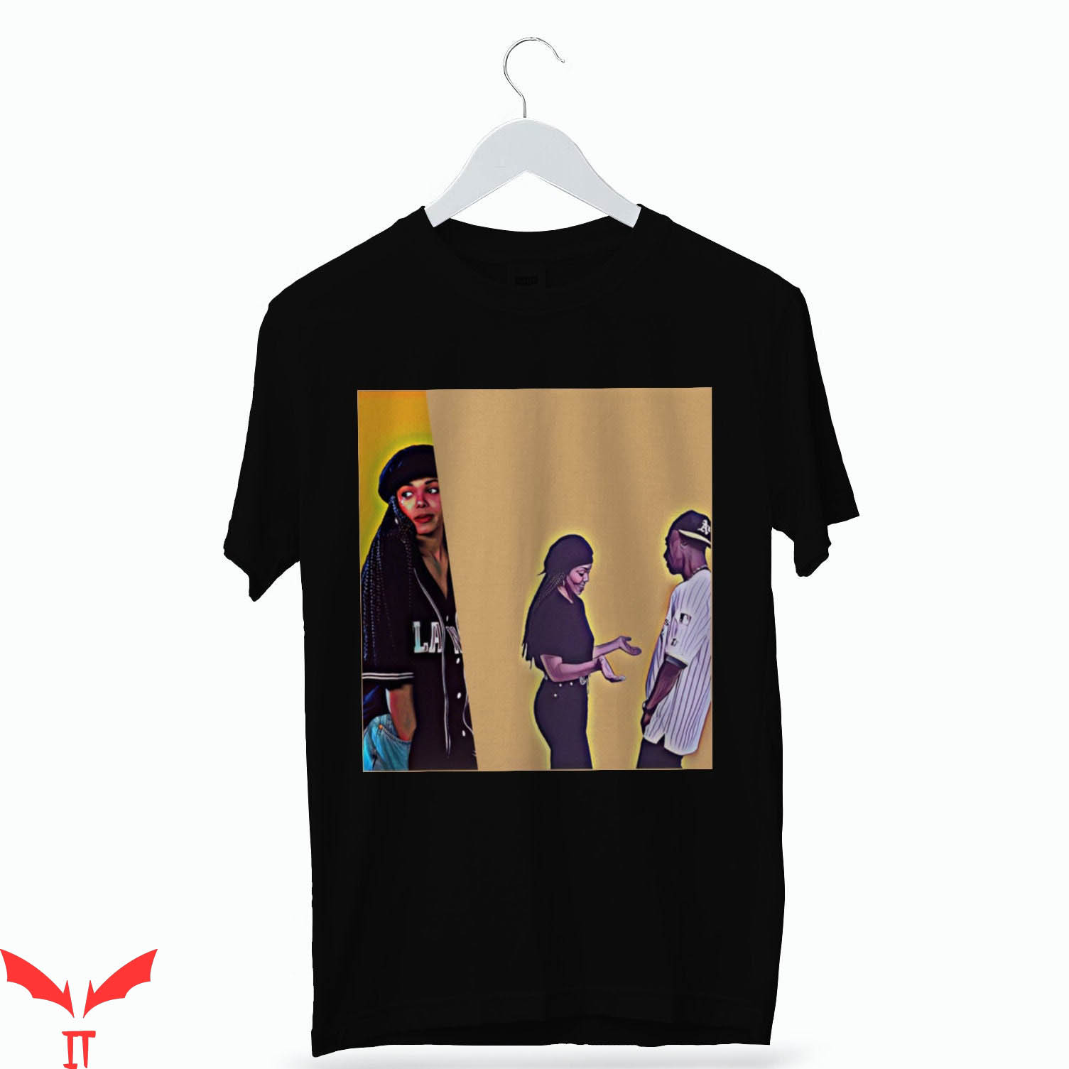 Poetic Justice Tupac T-Shirt Cool Love Movie Graphic Tee