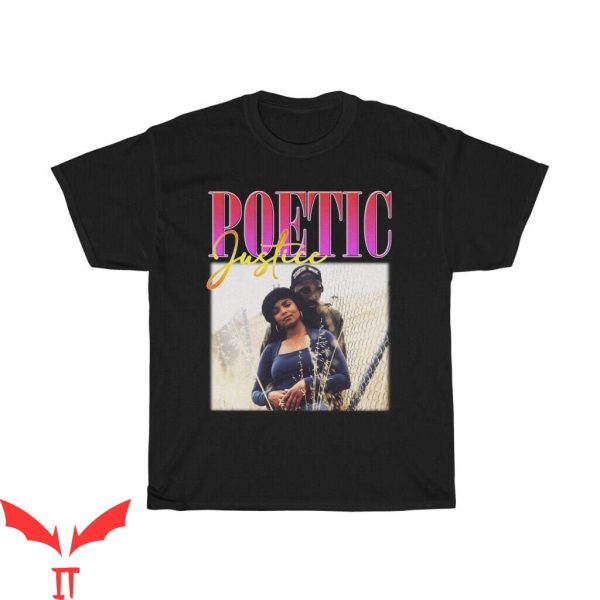 Poetic Justice Tupac T-Shirt Poetic Classic Film Scene Tee
