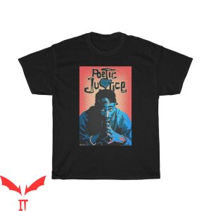Poetic Justice Tupac T-Shirt Trendy Film Graphic Tee Shirt
