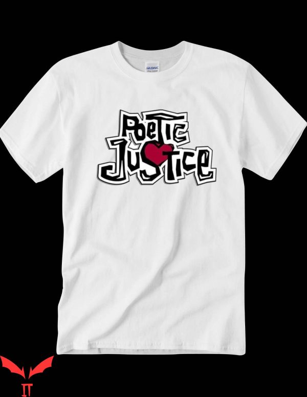 Poetic Justice Tupac T-Shirt Trendy Love Movie Graphic Tee