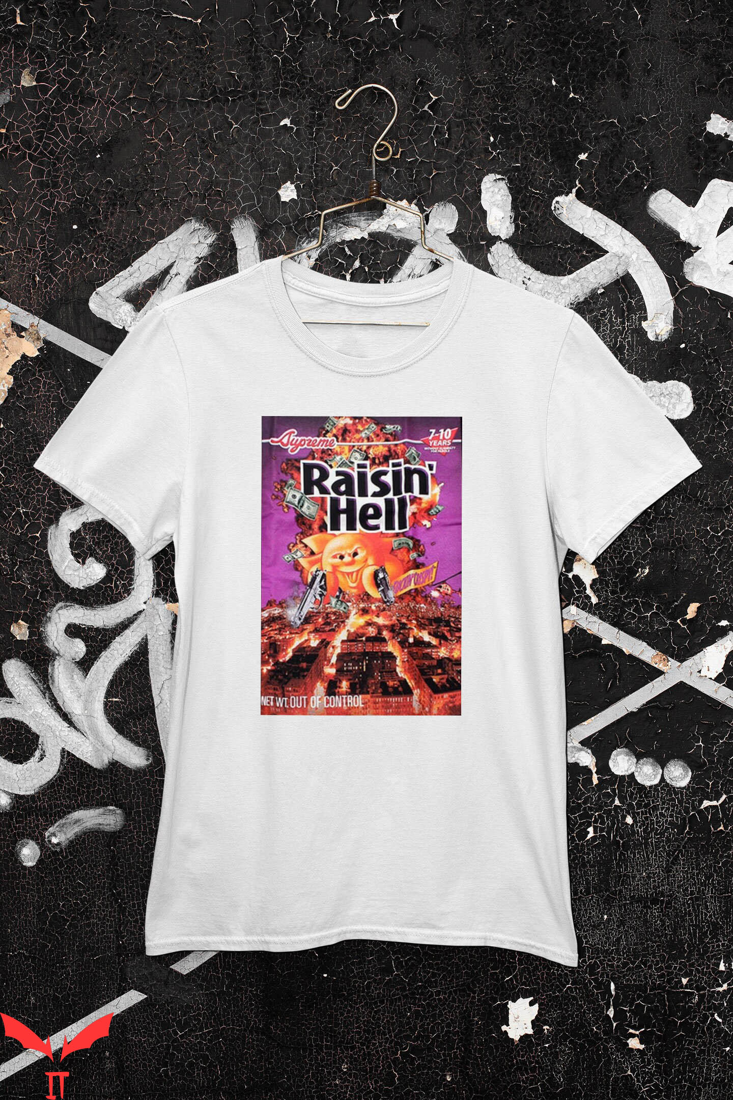 Raisin Hell T-Shirt Raisin Hell Logo Summer Holiday Tee