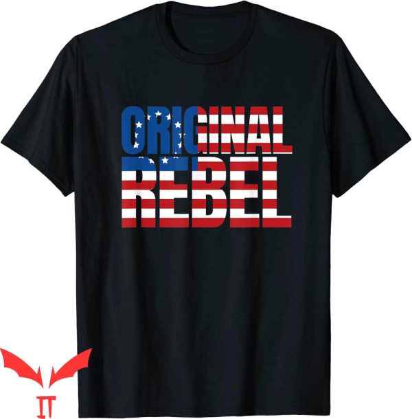Rebel Flag T-Shirt Betsy Ross American Flag Original 1776