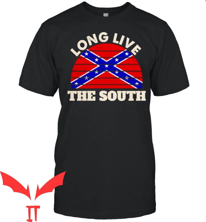 Rebel Flag T-Shirt Long Live The South Vintage Classic