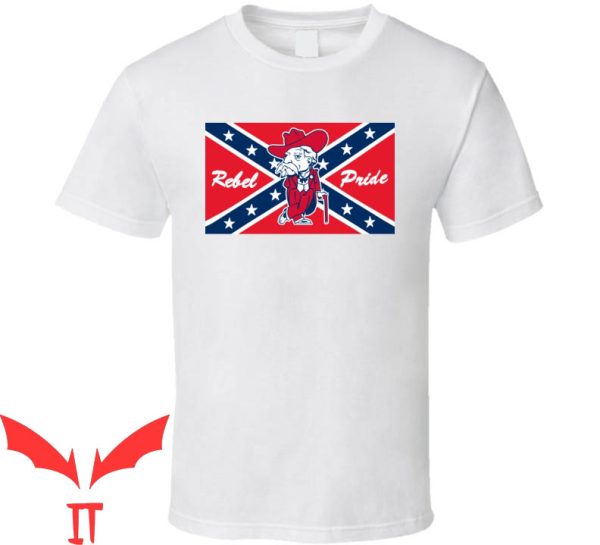Rebel Flag T-Shirt Rebel Pride Vintage Classic Cross Flag