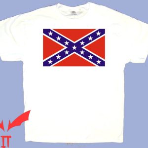 Rebel Flag T-Shirt Vintage Classic Cross Flag Graphic Tee