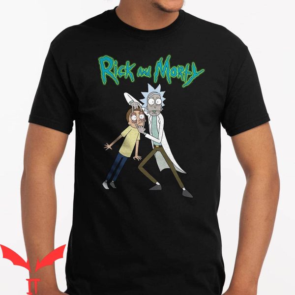 Rick And Morty Pennywise T-Shirt Cartoon Style IT The Movie