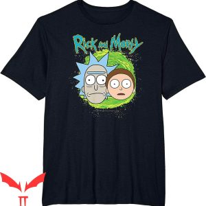 Rick And Morty Pennywise T-Shirt Floating Heads IT The Movie