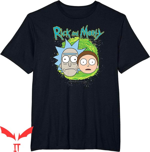 Rick And Morty Pennywise T-Shirt Floating Heads IT The Movie