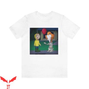 Rick And Morty Pennywise T-Shirt Funny Cartoon Meme IT Movie