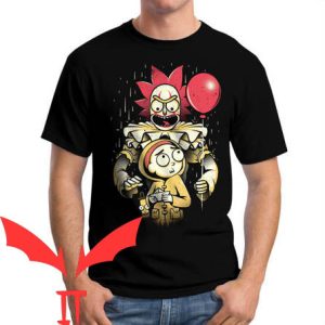 Rick And Morty Pennywise T-Shirt Georgie IT The Movie