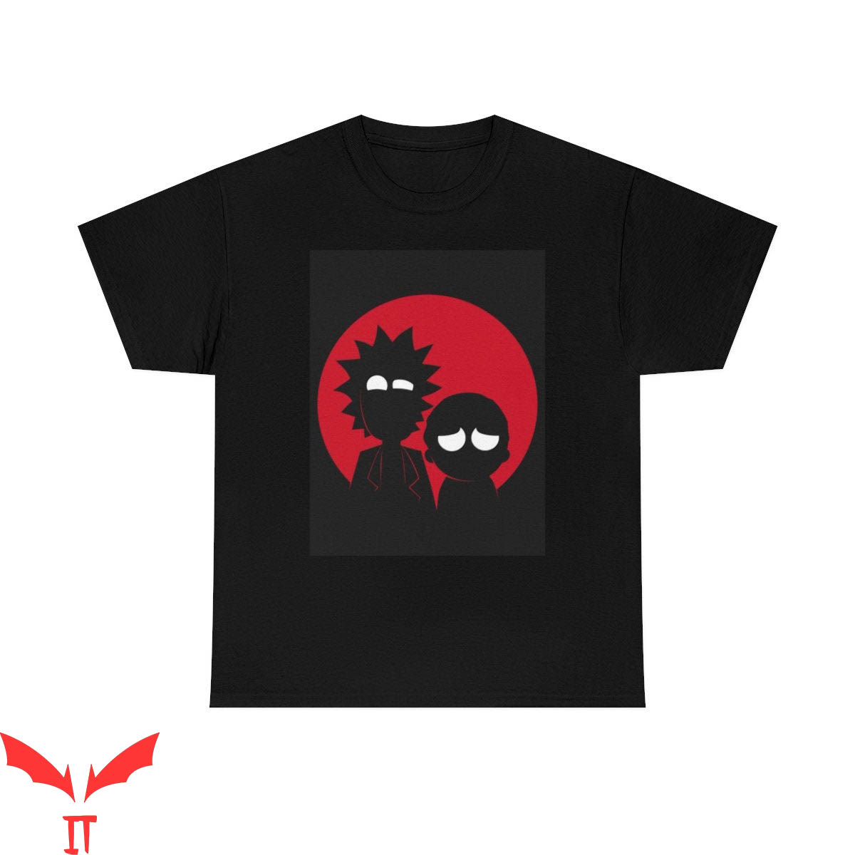 Rick And Morty Pennywise T-Shirt Horror Funny IT The Movie