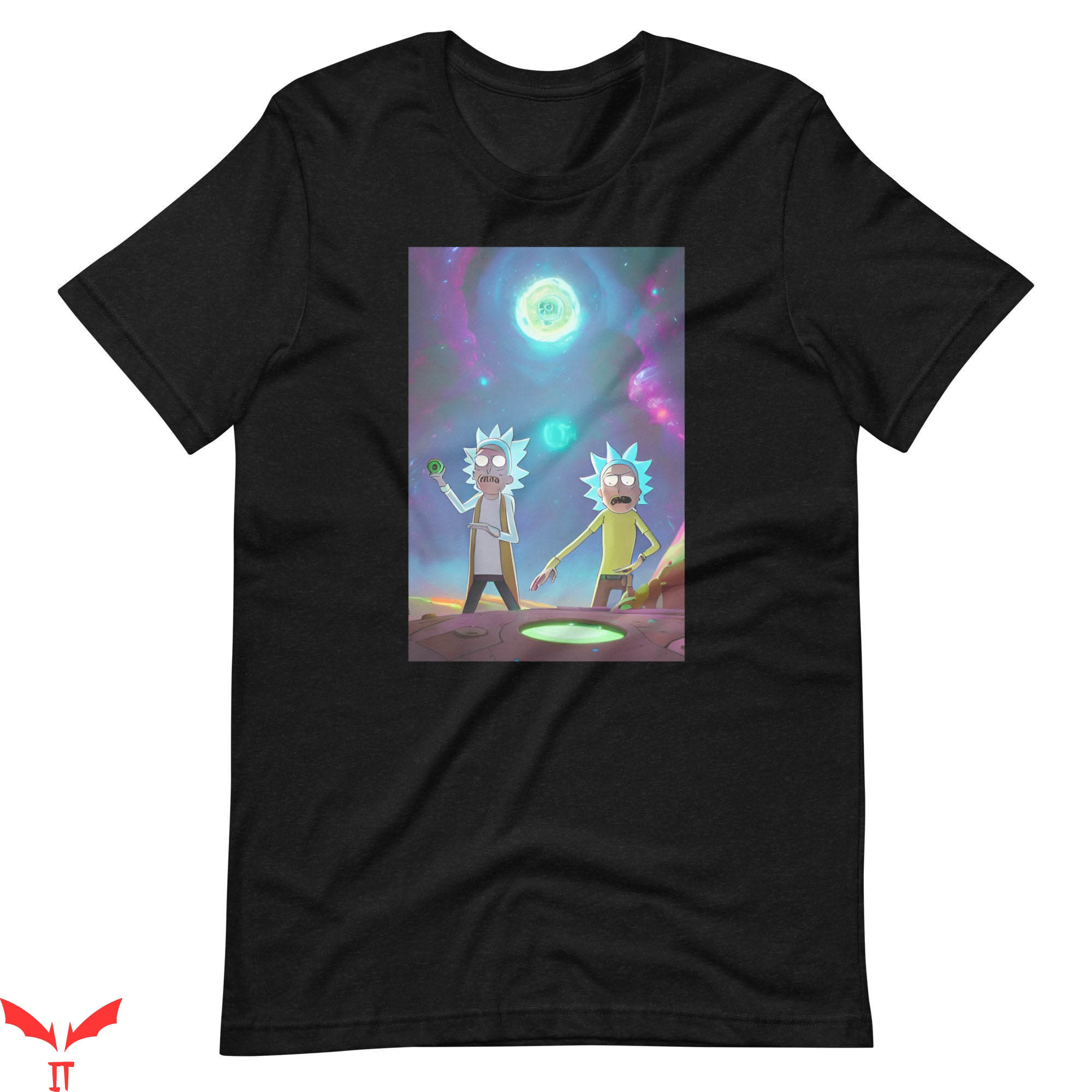 Rick And Morty Pennywise T-Shirt Inspired IT The Movie