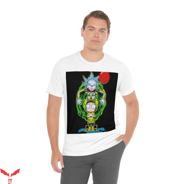 Rick And Morty Pennywise T-Shirt Jersey IT The Movie Tee