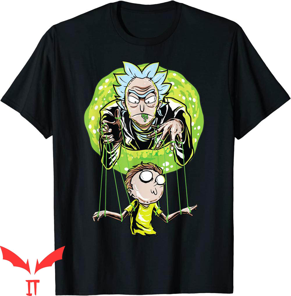 Rick And Morty Pennywise T-Shirt Puppet And Space IT Movie