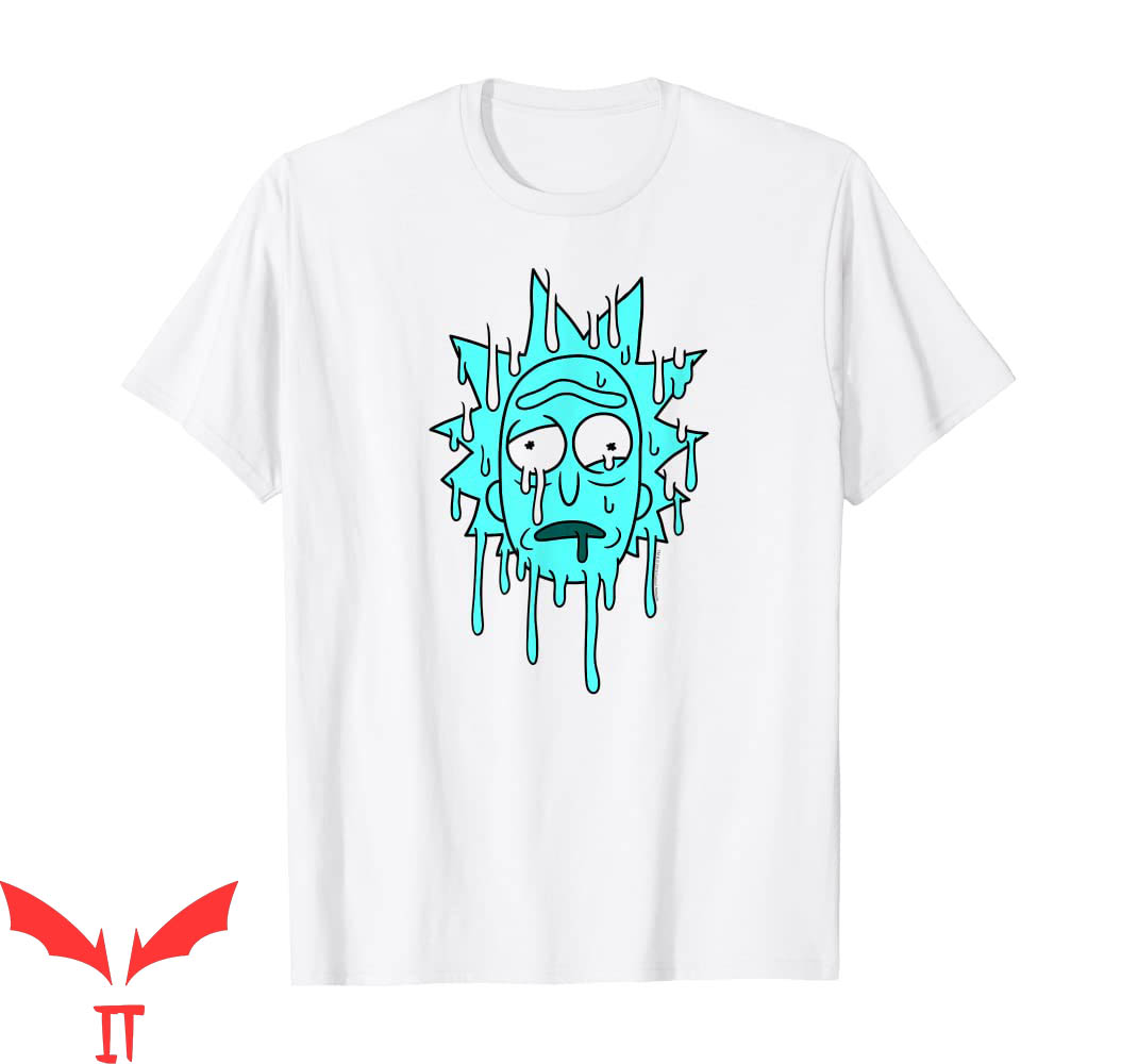 Rick And Morty Pennywise T-Shirt Rick Clown Scary Face IT