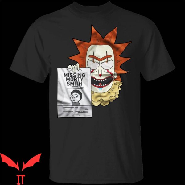 Rick And Morty Pennywise T-Shirt Rick Pennywise Face IT