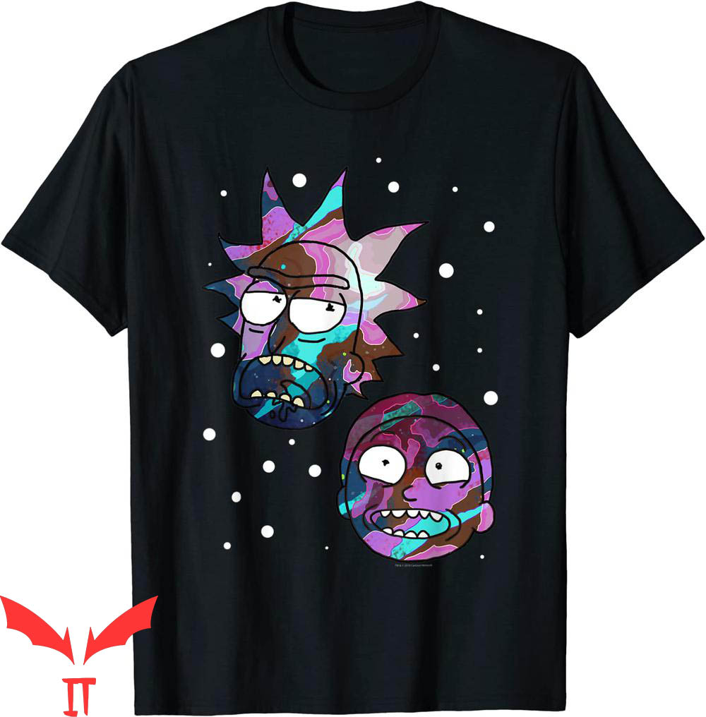Rick And Morty Pennywise T-Shirt Space Heads IT The Movie