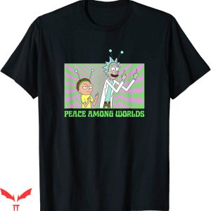 Rick And Morty Pussy Pounders T-Shirt Psychedelic Peace Tee