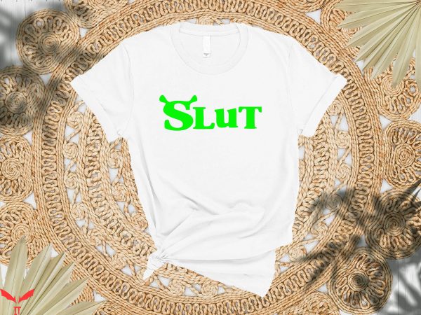 SL UT T-Shirt Shrek Slut Funny Meme Disney Tee Shirt