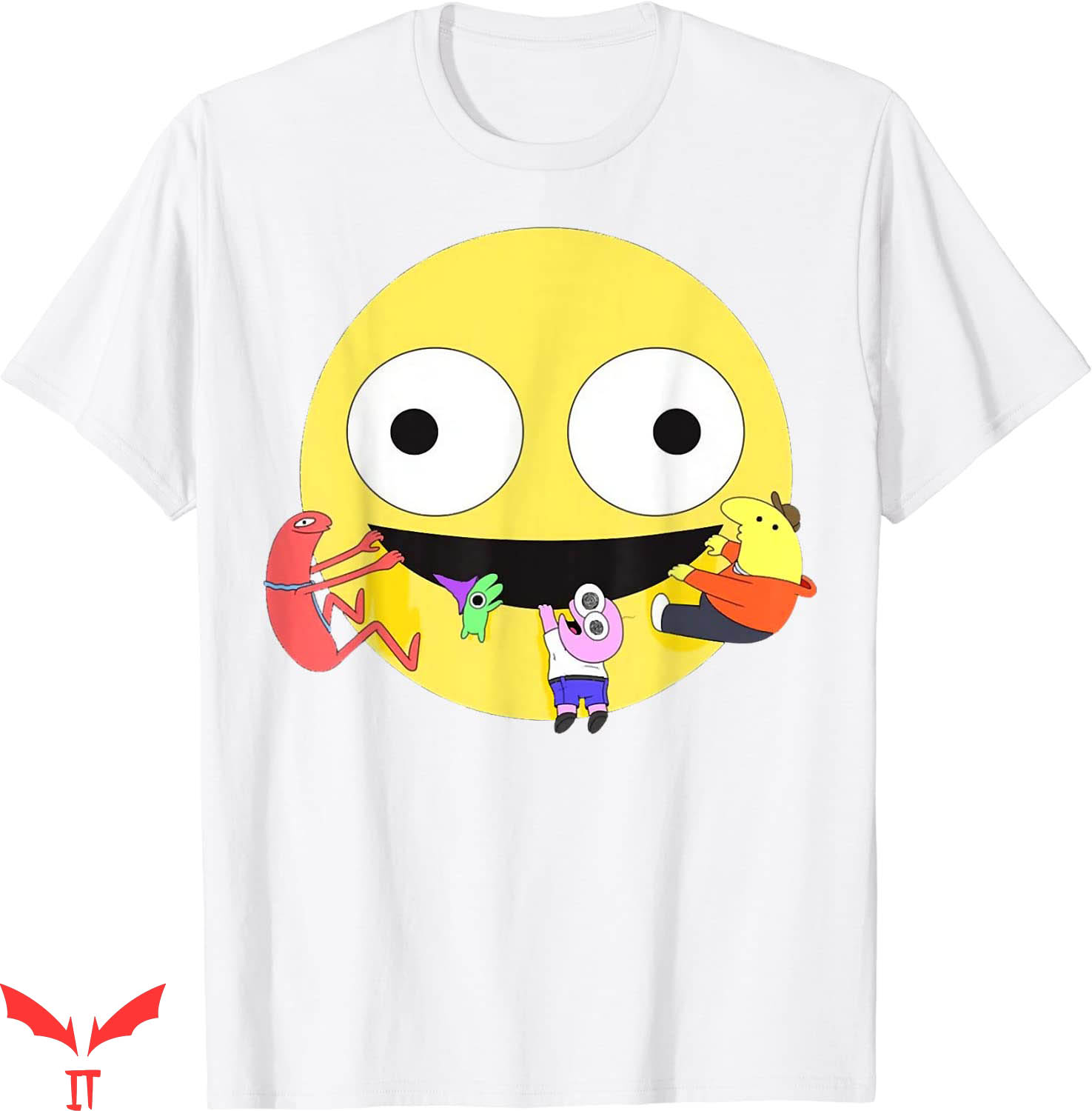 Smiling Friends T-Shirt Funny Logo Graphic Cool Tee