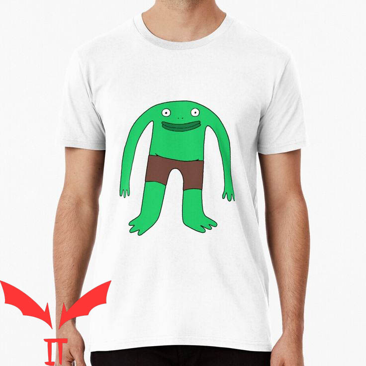 Smiling Friends T-Shirt Funny Mr. Frog Graphic Cool Tee