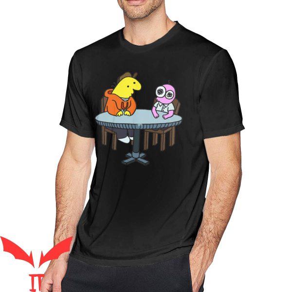 Smiling Friends T-Shirt Funny On The Table Graphic Cool Tee