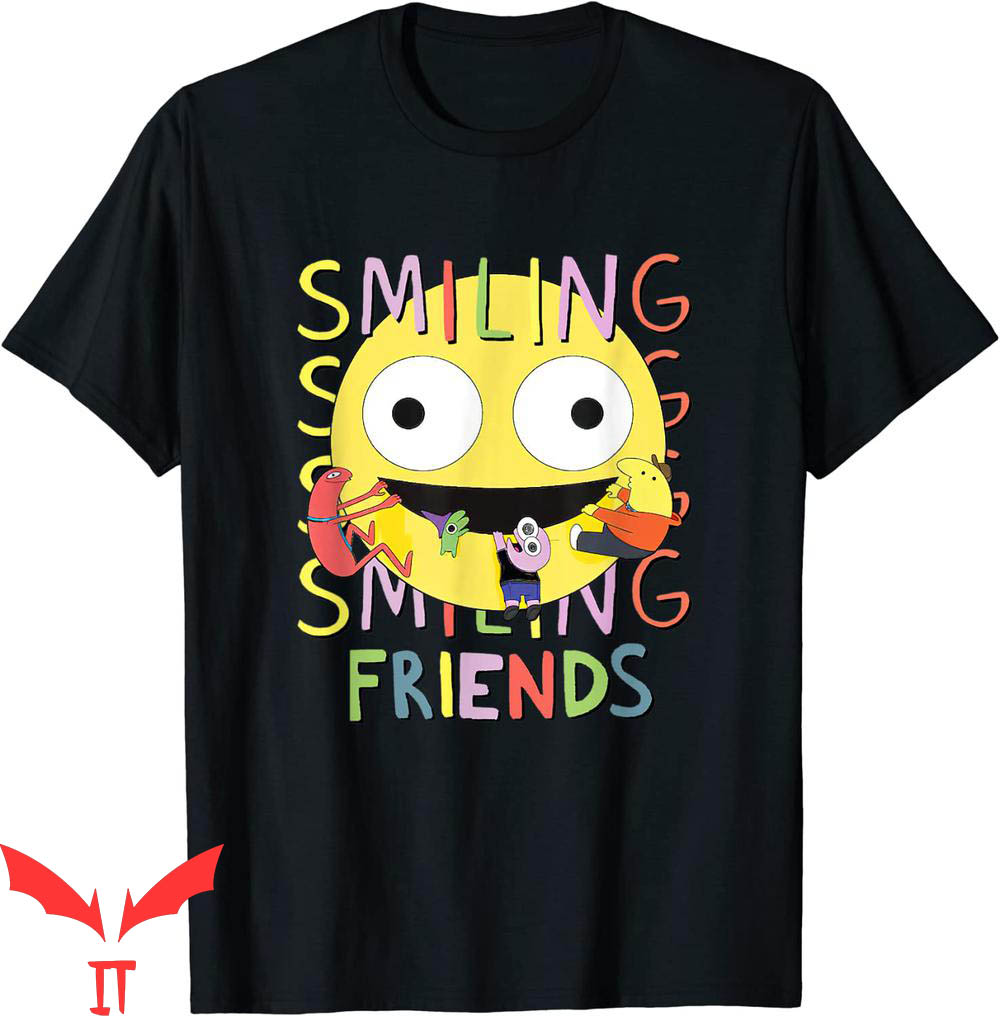 Smiling Friends T-Shirt Smiling Adult Cartoon Show Friends